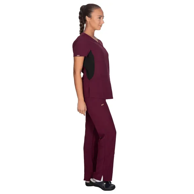 Ιατρική Στολή Stretch Γυναικεία – Μπορντώ XXS-XXL - Small 2