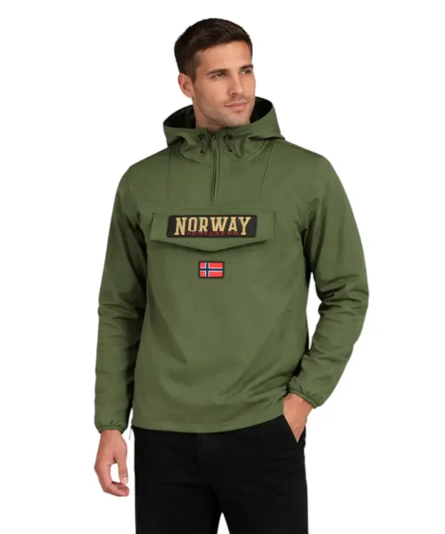 Norway Nautical School - Ανδρικό Χειμωνιάτικο Μπουφάν 139138-ARMY Πράσινο - L