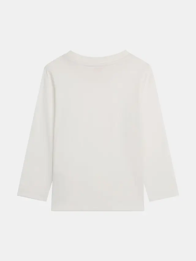 Παιδική Μπλούζα Cozy White ΛΕΥΚΟ 3
