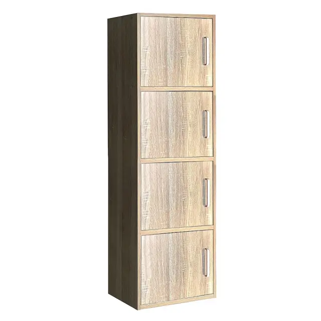 Ντουλάπι Βοηθητικό CLOSET Τετράφυλλο Sonoma MDF 42x30x106cm