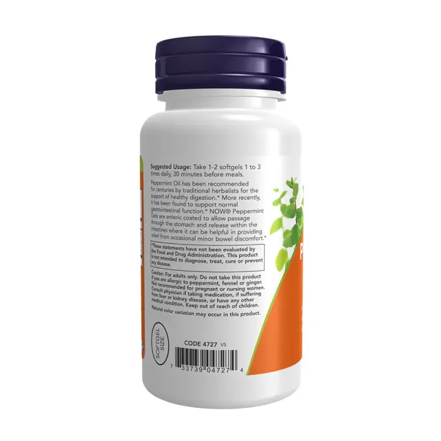 Now Foods Peppermint Gels 3