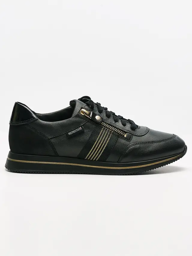 Mephisto Sneakers Γυναικείο δέρμα Μαύρο MEP/LUCILLE BLACK 2