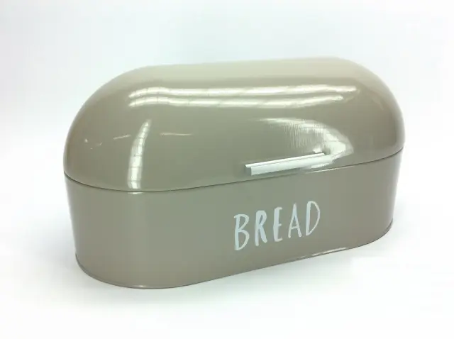 Ψωμιέρα 'Bread' Taupe Μέταλλο 43.5x20.5x20.5cm