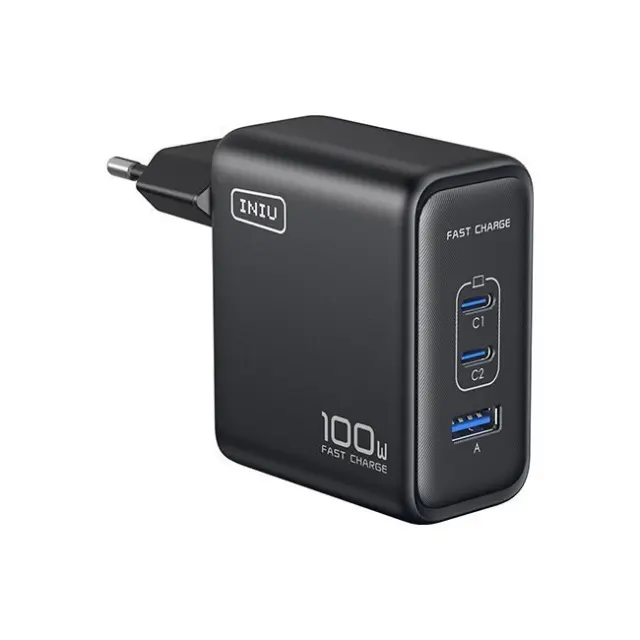 Iniu Φορτιστής Leopard Charger 100W Black (WAL101)