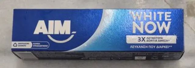 AIM Οδοντόκρεμα White Now 75ml