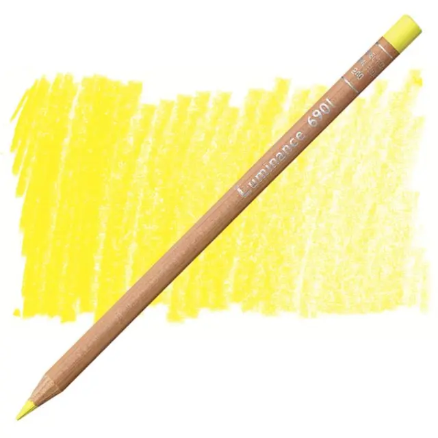 Ξυλομπογιά Caran d'Ache Luminance - 240 Lemon Yellow