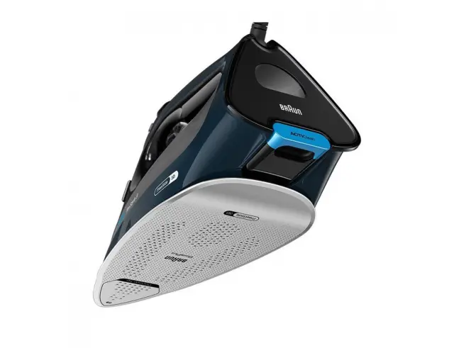 Σίδερο ατμού Braun TexStyle 9 SI9682DB με ισχύ 3200W και χωρητικότητα νερού 330ml - ΜπλεSI9682.DB 3