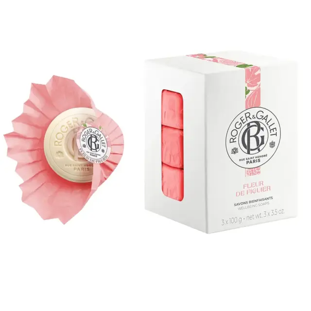 Roger&Gallet | Fleur de Figuier Σετ Αναζωογονητικά Σαπούνια | 3x100g