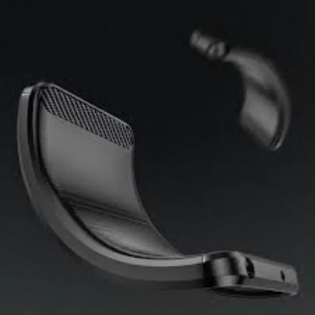 Techsuit® CarbonFiber Θήκη για Xiaomi Redmi Note 14 Pro 5G/ Poco X7- Black 2