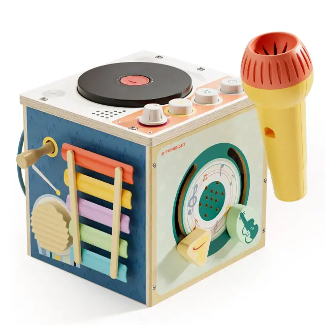 TopBright Κύβος Δραστηριοτήτων Music Activity Cube (18+ μηνών) 121202