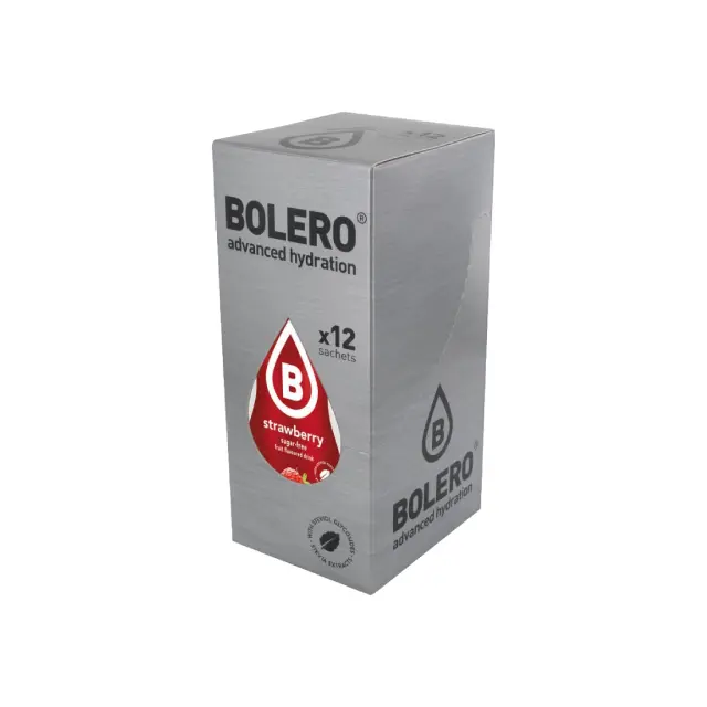 BOLERO Φράουλα - χυμός σε σκόνη για 1,5Lt (Κουτί των 12) 9gr