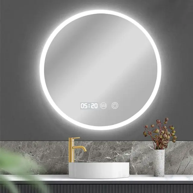 BRUNO καθρέφτης μπάνιου LED BRN-0275, στρόγγυλος, 24W, Φ50cm, IP67 2