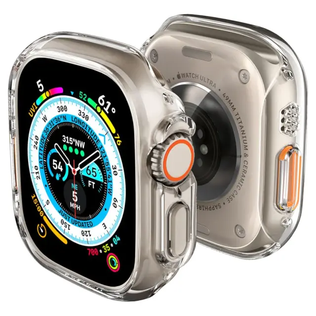 Spigen Thin Fit Apple Watch Ultra 1 / 2 / 3 / 4 (49 mm) Crystal Clear