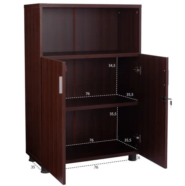 ΝΤΟΥΛΑΠΙ ΓΡΑΦΕΙΟΥ ΕΠΑΓΓΕΛΜΑΤΙΚΟ FB92058.12 WENGE 80x38x118,5 3