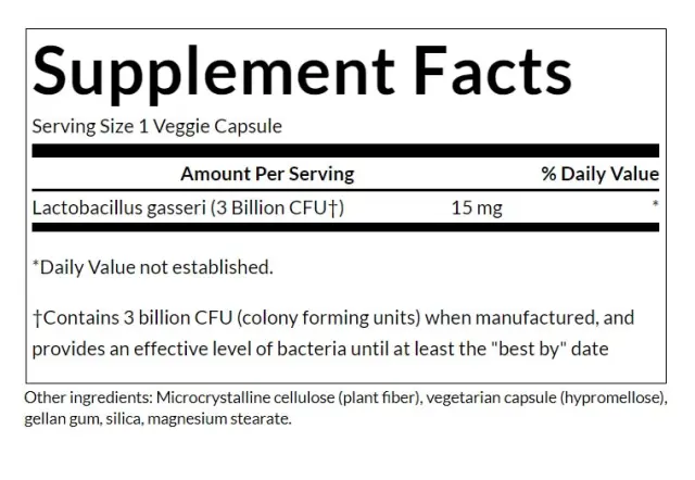 Swanson Lactobacillus Gasseri 3 Billion CFU 2