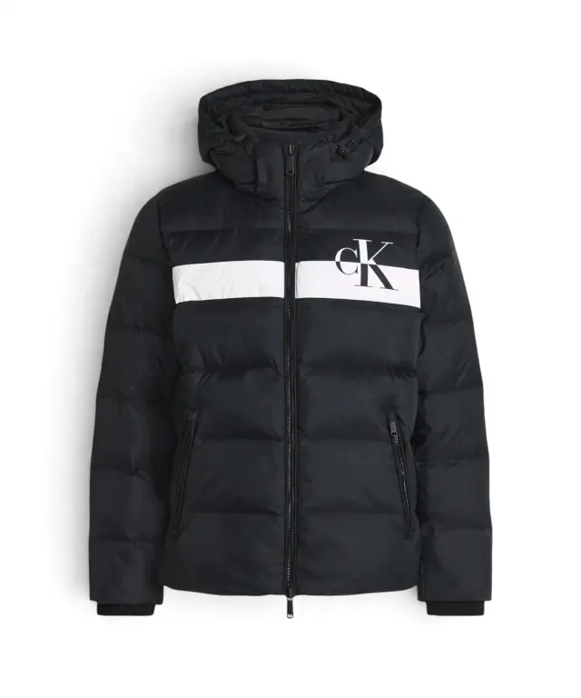 Calvin Klein - Ανδρικό Χειμωνιάτικο Μπουφάν Down Jacket Regular Fit LV04RH502G-UB1 Μαύρο