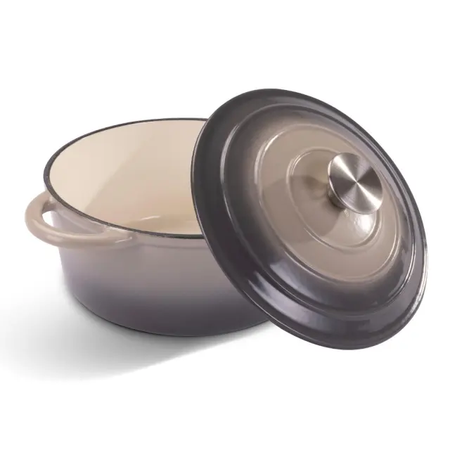 Κατσαρόλα Εμαγιέ 22x9.5cm 2.7lt Lamart IRON LT1301 3