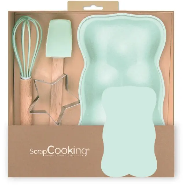 Scrapcooking Σετ Αρκουδάκι - 4τμχ. -