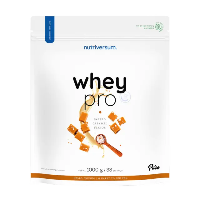 Nutriversum Whey PRO - PURE Salted Caramel, 1000 g