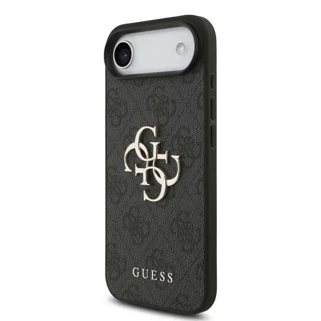 Guess PU 4G Metal Logo Strap Case for iPhone Air Black 2