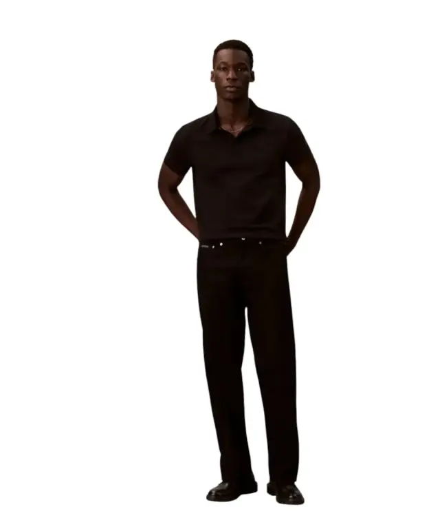 Calvin Klein - Ανδρικό T-Shirt Polo Classic Logo LV04RD255G-UB1 Μαύρο 2