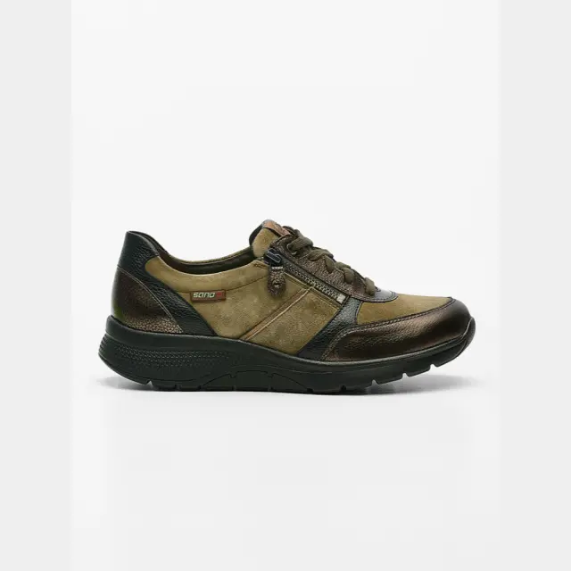 Mephisto/Sano Sneakers Γυναικείο δέρμα/δέρμα Nubuck Πράσινο SAN/IZAE OLIVE