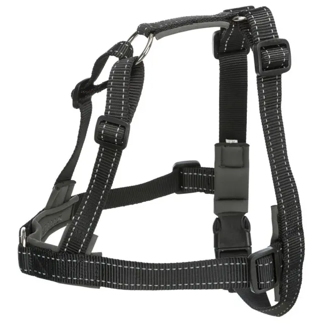 Trixie Easywalk Lead'n Walk Soft Εκπαιδευτικό Σαμαράκι Μαύρο - Small/Medium (45-70cm)