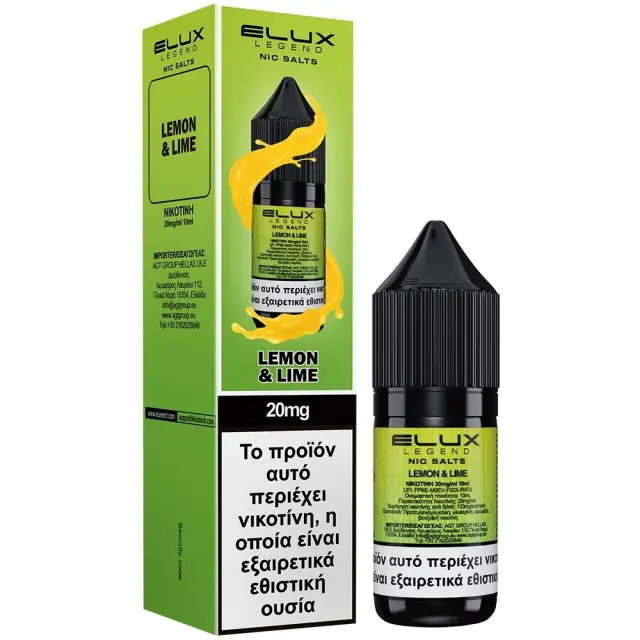 Lemon Lime Salt 20mg 10ml - Elux