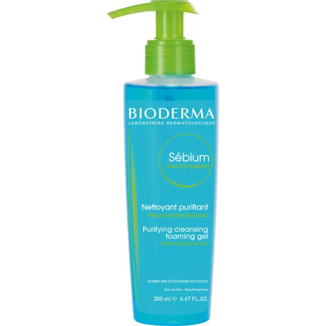 Bioderma Sebium Purifying Gel Καθαρισμού για Λιπαρό Δέρμα 200 ml