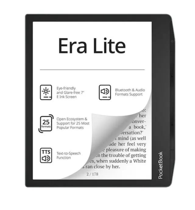 PocketBook Era Lite 710 7" 16GB Wi-Fi E-book Reader – Stone Green