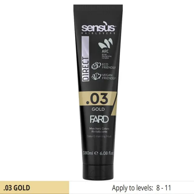 Sensus Direct Fard Gold .03 Color Enchancing Mask 200ml 2