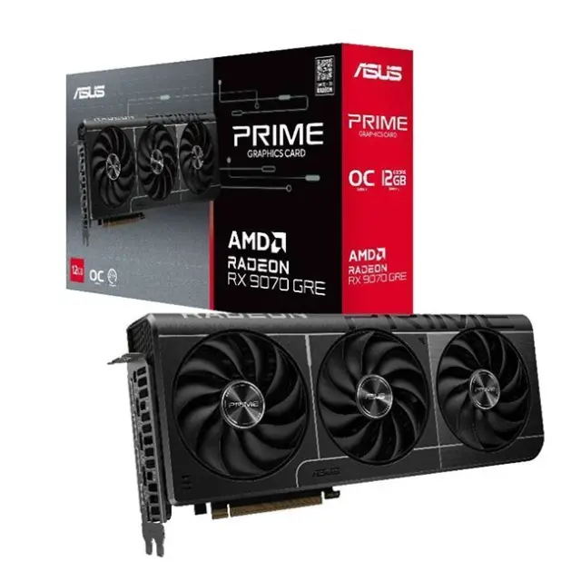 Asus Κάρτα Γραφικών Radeon RX 9070 GRE Prime OC GDDR6 (90YV0PP0-M0NA00)