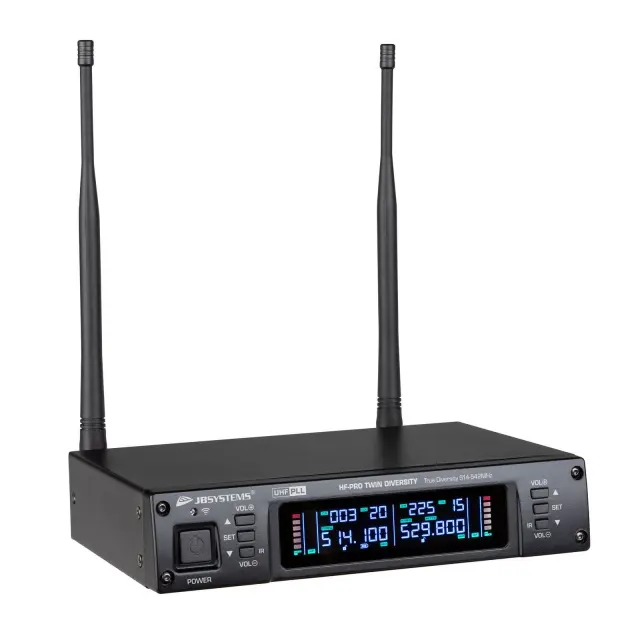 JBSYSTEMS HF-PRO TWIN DIVERSITY ΔΙΠΛΟΣ ΔΕΚΤΗΣ ΑΣΥΡΜΑΤΟΥ ΜΙΚΡΟΦΩΝΟΥ