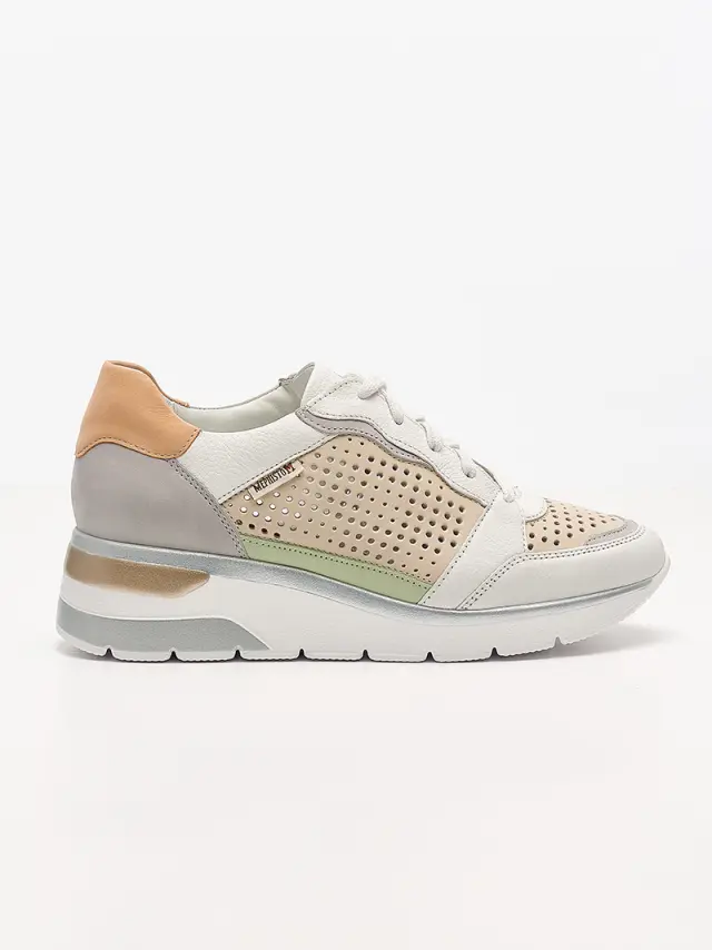 Mephisto Sneakers Γυναικείο δέρμα Άσπρο MEP/ELINE PERF WHITE 3