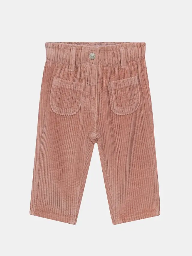 Βρεφικό Παντελόνι για Κορίτσια Cozy Velvet ΡΟΖ