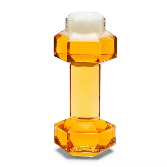The Source® Dumbbell Beer Glass Ποτήρι Μπύρας Βαράκι