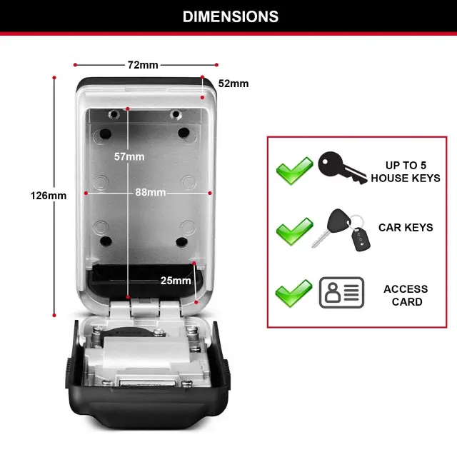 Master Lock 5425EURD - Κλειδοθήκη Select access 5425 με φωτιζόμενο πληκτρολόγιο 2