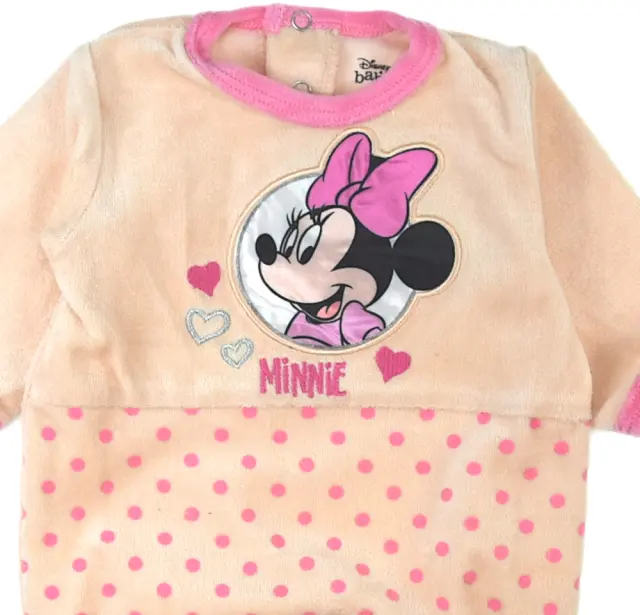 Φορμάκι Μακρυμάνικο Velour Minnie White Pink 8030265 - 12 M (80cm) 2