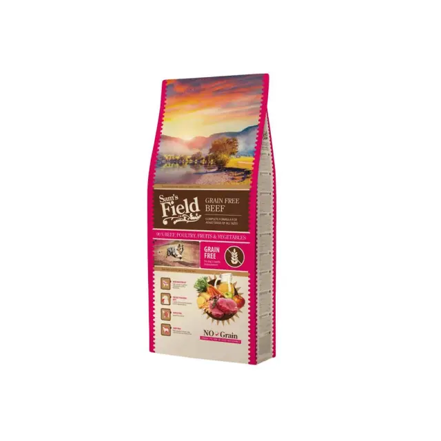 Sam's Field Grain Free Beef 2.5Kg Μονόχρωμο