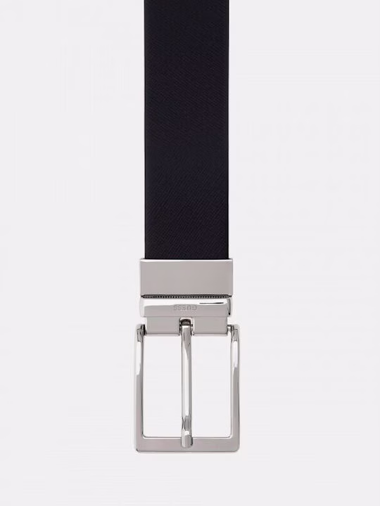 Guess Ανδρική Ζώνη Δερμάτινη Μαύρη BM7866P6135-BLA Μαύρο - XL 2