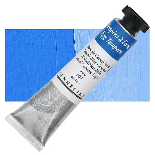 Αυγοτέμπερα Sennelier - 307 Cobalt Blue Genuine - 21ml