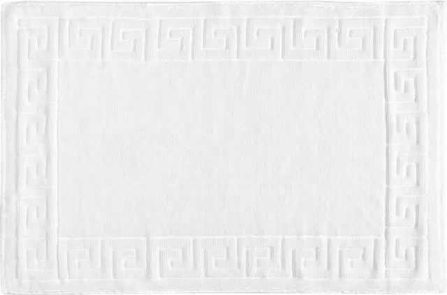 Beauty Home Ταπέτο μπάνιου Neron Art 3018 μαίανδρος 50x75 Λευκό