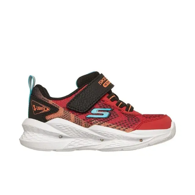 Skechers Meteor Lights 2.0 (TDV) (401490N-RDBK) - Μαύρο-Κόκκινο
