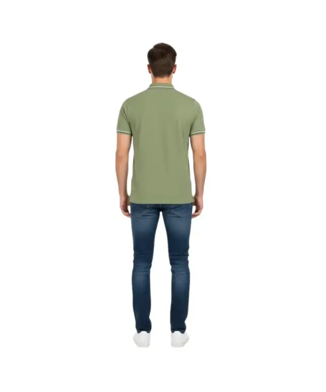 Cavalli Class - Ανδρικό Polo T-shirt QXT64TKB002-04050 Πράσινο - 2XL 2