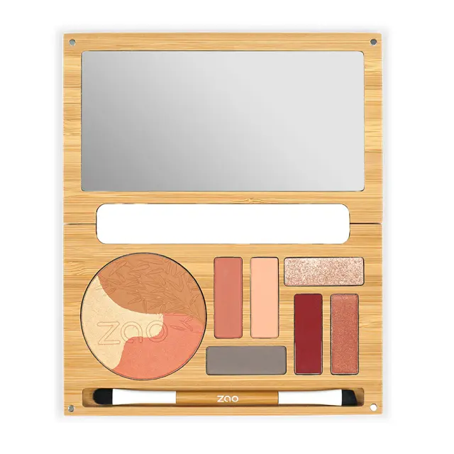 Zao Organic Desert Rose Palette – Βιολογική πολυχρηστική παλέτα μακιγιάζ για πρόσωπο, μάτια & χείλη