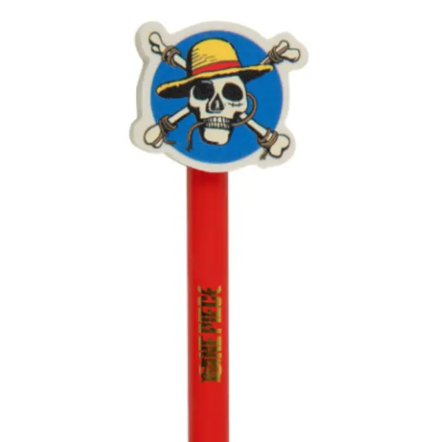 CINEREPLICAS Μολυβι με Γομα /Pencil with Eraser Luffy 2