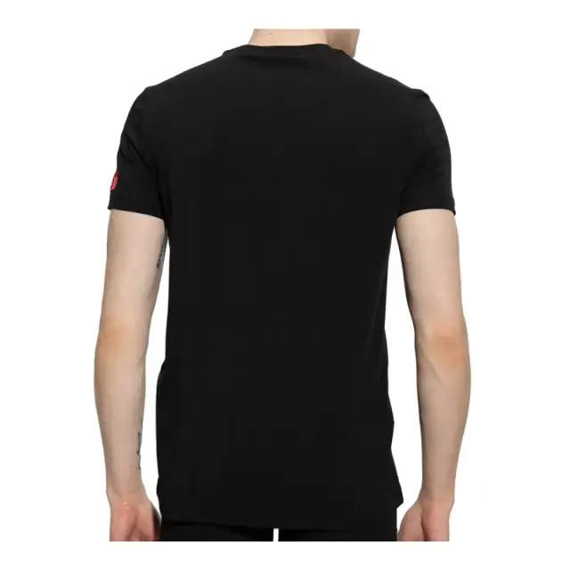 DSQUARED2 Ανδρικό T-Shirt BE ICON Arm Logo, Χρώμα Μαύρο-Κόκκινο - L 2