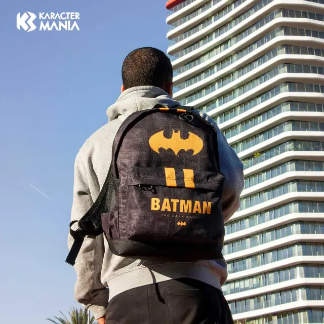 Τσάντα σχολική Dc Comics Batman Batstyle Backpack 44cm -05462 2