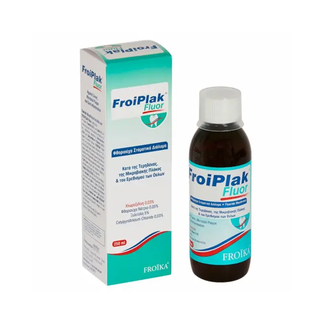 Froika Froiplak Fluor 250ml (Στοματικό Διάλυμα) 2