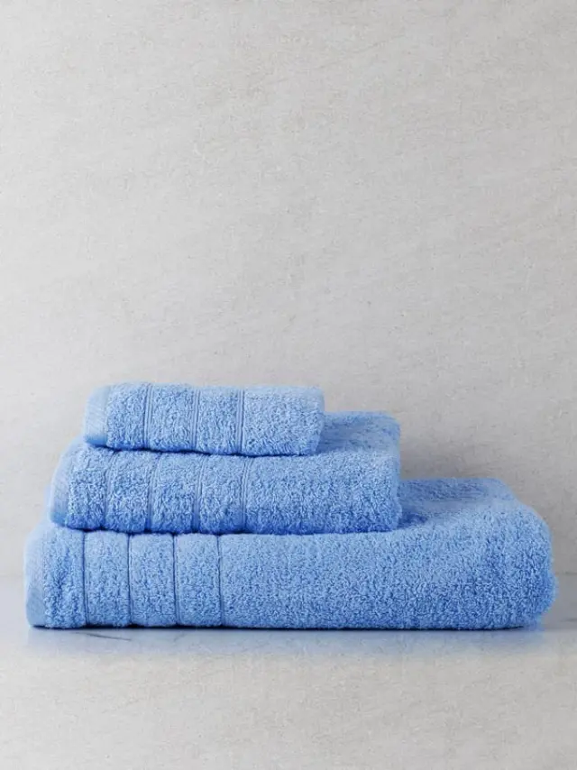Πετσέτα πενιέ Dory 1 Light Blue Μπάνιου (80x150) Sunshine